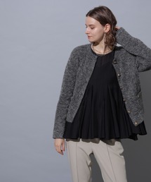 CADUNE（カデュネ）の「キラキラニットジャケット（ニット/セーター