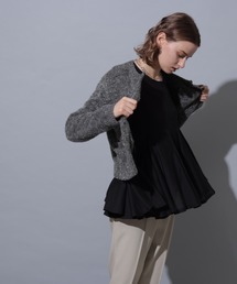 CADUNE（カデュネ）の「キラキラニットジャケット（ニット/セーター