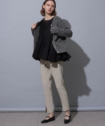 CADUNE（カデュネ）の「キラキラニットジャケット（ニット/セーター