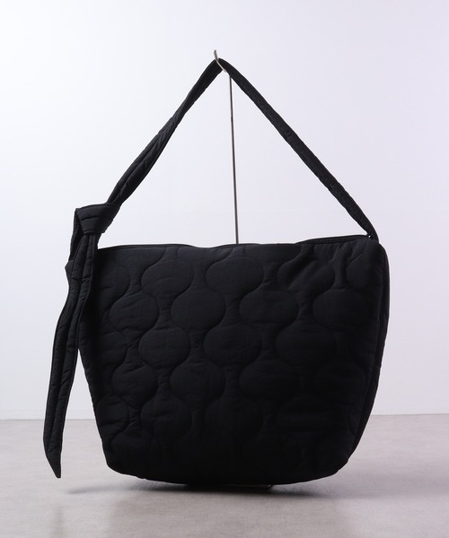 SCANDINAVIAN FOREST（スカンジナビアン・フォレスト）の「SCANDINAVIAN FOREST　ウェーブキルトミドルショルダー（ショルダーバッグ・メンズ・カーキ/ブラック/オフホワイト・F）」の9枚目の写真