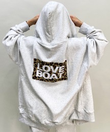 LOVE BOAT | 【ムラサキスポーツ別注】LOVE BOAT/ラブボート ジップアップパーカー ビッグフード 裏毛オーバーサイズパーカー B-MPK02(パーカー)