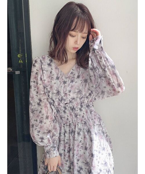 dazzlin 長袖ワンピース dazzlin（ダズリン）の「長袖ワンピース（ワンピース）」 - WEAR
