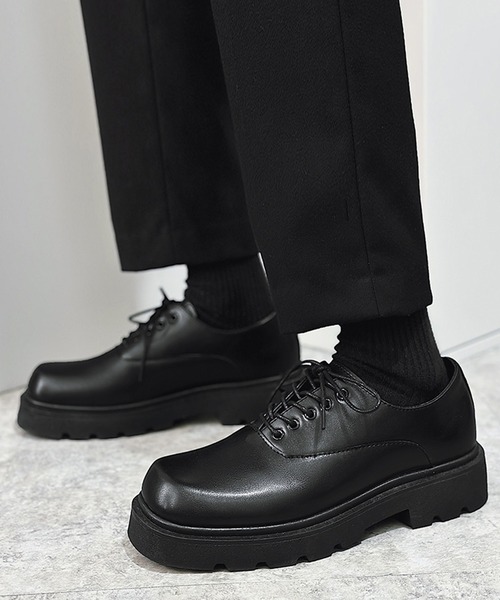 aimoha（アイモハ）の「aimoha men SQUARE TOE LOAFER（ローファー・メンズ・ブラック系その他/ブラック/ブラック系その他2・24.5cm/26.0cm/25.0cm/27.0cm/25.5cm/26.5cm）」の2枚目の写真