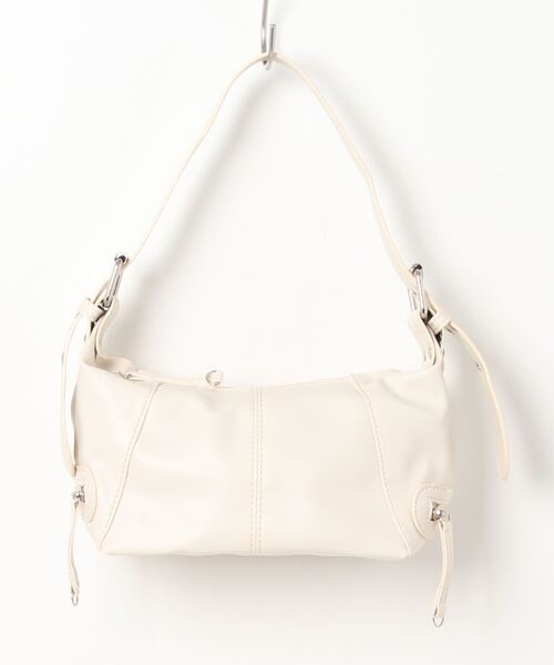 Burner(バーナー)の「【OKUOKU Recommend Select】ベルトハンドル ジップ ハンドバッグ oku-bag-694367578429-25 U(ショルダーバッグ・レディース・ブラック/ホワイト・FREE)」の16枚目の写真