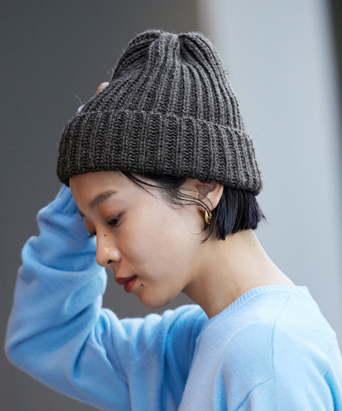 IENA（イエナ）の「【CLIPPER/クリッパー】メリノニットキャップ（ニットキャップ/ビーニー・レディース・チャコールグレー/グレー/アイボリー・FREE）」の22枚目の写真