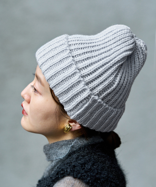 IENA（イエナ）の「【CLIPPER/クリッパー】メリノニットキャップ（ニットキャップ/ビーニー・レディース・チャコールグレー/グレー/アイボリー・FREE）」の19枚目の写真