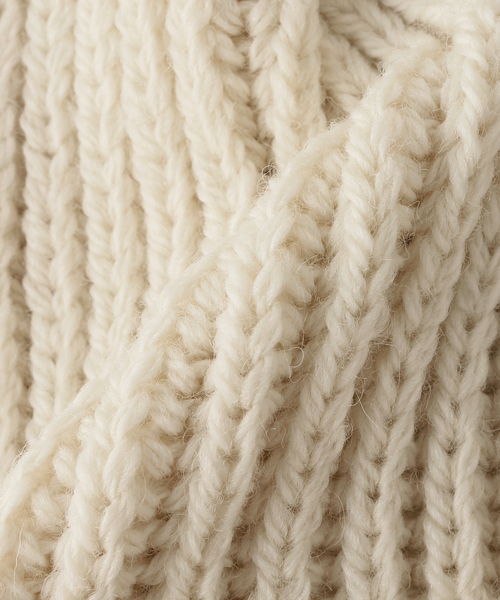 IENA（イエナ）の「【CLIPPER/クリッパー】メリノニットキャップ（ニットキャップ/ビーニー・レディース・チャコールグレー/グレー/アイボリー・FREE）」の6枚目の写真