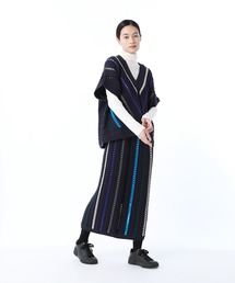 ZUCCa（ズッカ）の「マルチストライプニット / ニットベスト / S