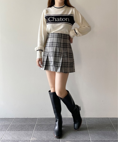 NOMAE（ノーマエ）の「【 再再入荷！】チェックタックミニスカート