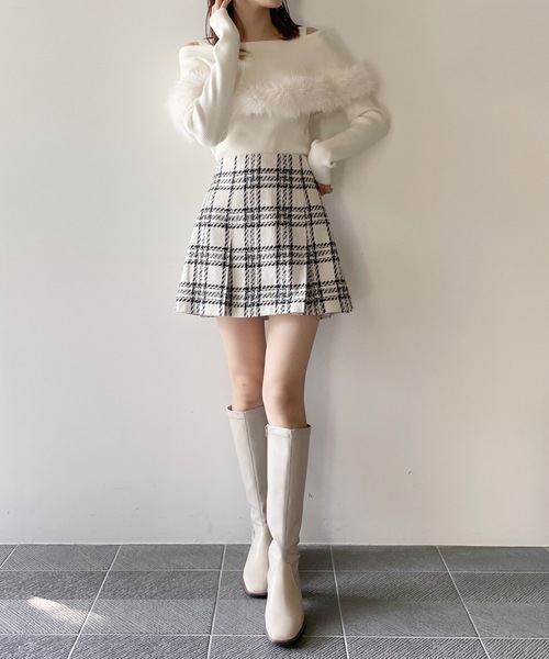 セール】【 再再入荷！】チェックタックミニスカート（スカート
