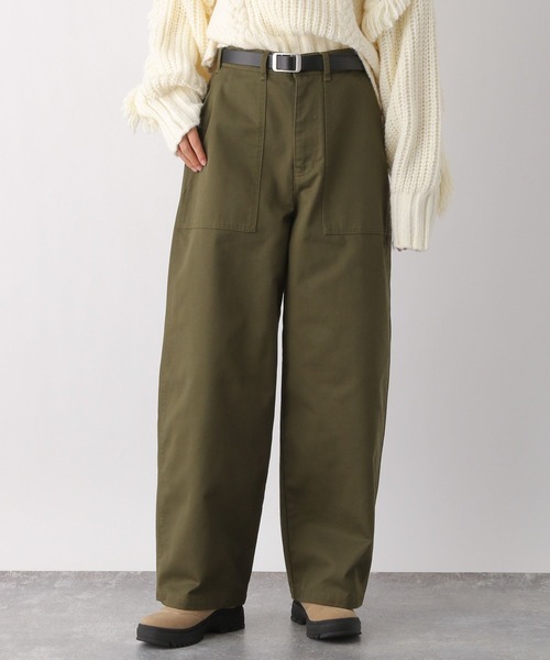 LEPSIM（レプシィム）の「ハイウエストベイカーパンツ　971233（その他パンツ・レディース・チャコールグレー/ベージュ/カーキ・FREE）」の3枚目の写真