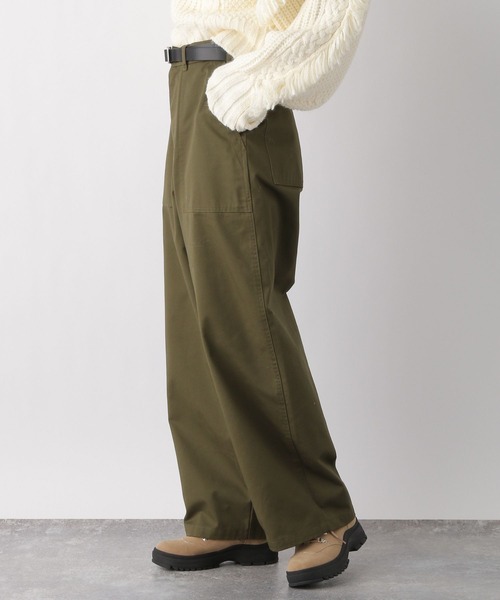 LEPSIM（レプシィム）の「ハイウエストベイカーパンツ　971233（その他パンツ・レディース・チャコールグレー/ベージュ/カーキ・FREE）」の20枚目の写真