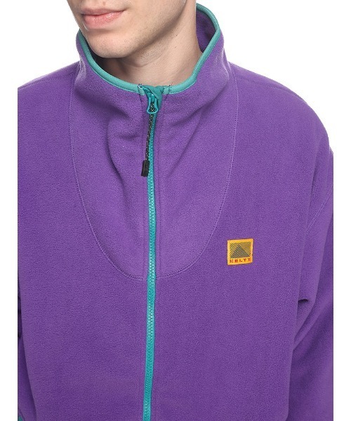 KELTY(ケルティ)の「KELTY 80s フリース フルジップ ジャケット(ブルゾン・メンズ・ブラック/パープル・M/LL/L)」の7枚目の写真