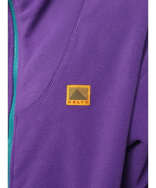 KELTY(ケルティ)の「KELTY 80s フリース フルジップ ジャケット(ブルゾン・メンズ・ブラック/パープル・M/LL/L)」の8枚目の写真