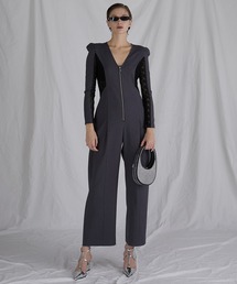 PRANK PROJECT | 【24SPRING PRE ORDER】ポインテッドショルダーオールインワン / Pointed Shoulder All-in-one(つなぎ/オールインワン)
