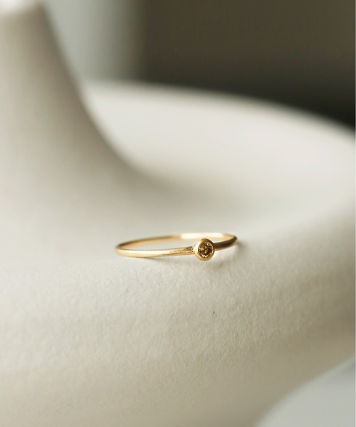 SIENA ROSE（シエナロゼ）の「【廃番】ecru・ベゼルリング（リング
