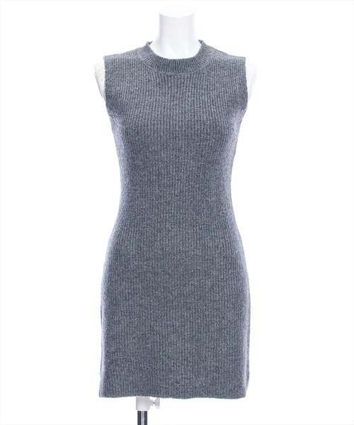 clear(クリア)の「レイヤードニットミニワンピース(ニット/セーター・レディース・杢グレー/グレイッシュベージュ・F)」の7枚目の写真