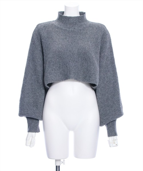 clear(クリア)の「レイヤードニットミニワンピース(ニット/セーター・レディース・杢グレー/グレイッシュベージュ・F)」の8枚目の写真