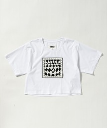 MM6 Maison Margiela（ｴﾑｴﾑｼｯｸｽ ﾒｿﾞﾝ ﾏﾙｼﾞｪﾗ）の「MM6 Maison Margiela(エムエムシックス メゾン マルジェラ)Kids & Junior グラフィック半袖Tシャツカットソー（Tシャツ/カットソー）」