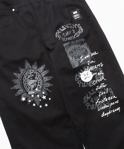 ♦最終♦HUF スマッシング パンプキンズ パンツ MUZZLE 5POCKET 中古・古着通販】HUF (ハフ) SMASHING PUMPKINS (スマッシング