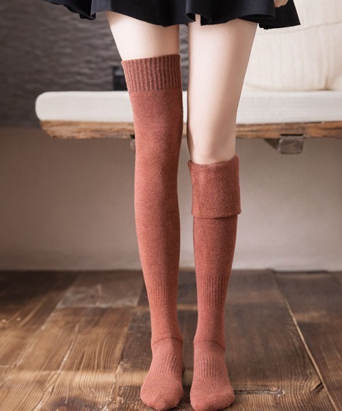 Miniministore(ミニミニストア)の「ハイソックス レディース(ソックス/靴下・レディース・イエロー/レッド/ブラック/ライトグレー/ダークグレー/ブラウン/モカ・フリー)」の7枚目の写真