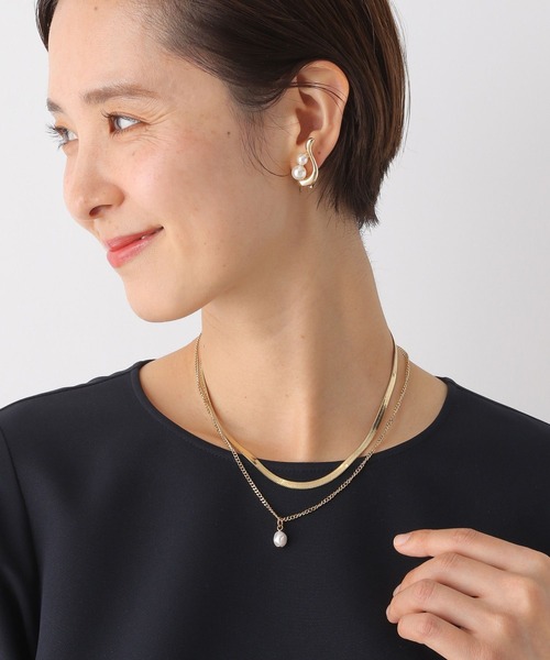 LEPSIM（レプシィム）の「【入卒式／セレモニー】ステンレス２連ネックレス　993089（ネックレス・レディース・ゴールド系その他/ゴールド系その他2/ゴールド・ONE SIZE）」の5枚目の写真