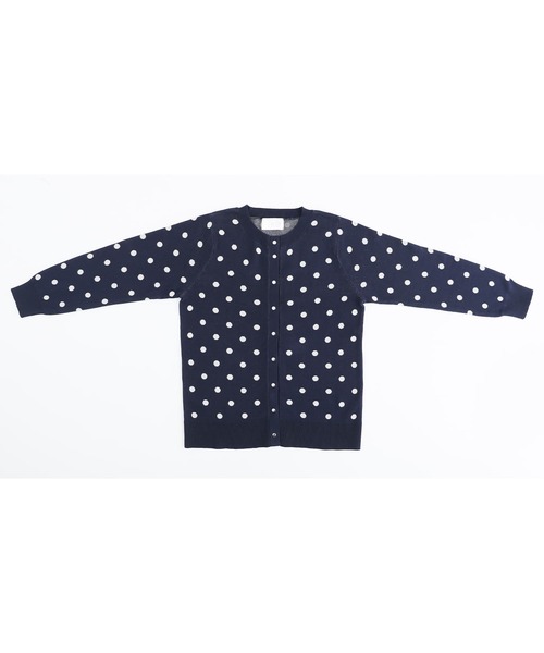 n'OrLABEL（ノアールレーベル）の「【廃盤】『ドットデザインニットカーディガン』（カーディガン/ボレロ・レディース・ベージュ/ネイビー・1/2）」の15枚目の写真