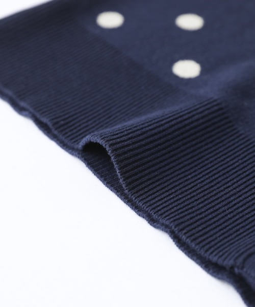 n'OrLABEL（ノアールレーベル）の「【廃盤】『ドットデザインニットカーディガン』（カーディガン/ボレロ・レディース・ベージュ/ネイビー・1/2）」の12枚目の写真