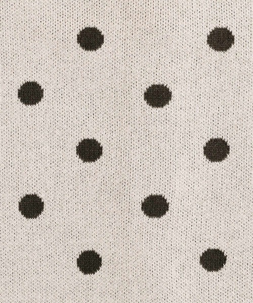 n'OrLABEL（ノアールレーベル）の「【廃盤】『ドットデザインニットカーディガン』（カーディガン/ボレロ・レディース・ベージュ/ネイビー・1/2）」の18枚目の写真
