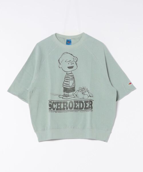 フルーツオブザルーム FRUIT OF THE LOOM×スヌーピー甘編み裏毛Tシャツ 2024春 新作 厚手 厚地 メンズ レディース ユニセックス 春夏 秋冬 贈り物 プレゼント FRUIT OF THE LOOM×スヌーピー甘編み裏毛Tシャツ（Tシャツ