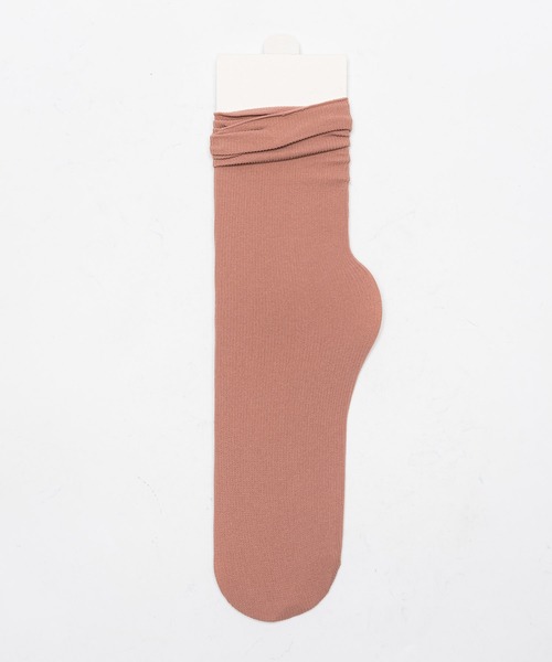 SVEC（シュベック）の「ミドル丈 リブソックス（ソックス/靴下・レディース・ワイン/レッド/ブラック/ネイビー/ホワイト/マスタード/ピンク/チャコールグレー/アイボリー/グリーン/オレンジ/ブルー/グレー/ピンク系その他/オリーブ/キャメル/ベージュ/ブルー系その他/ダークベージュ/パープル/ラベンダー/イエロー・FREE）」の19枚目の写真