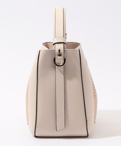 LORISTELLA（ロリステッラ）の「LORISTELLA ARLET コンビハンドバッグ（バックパック/リュック・レディース・グリーン系その他/ライトベージュ・FREE）」の7枚目の写真