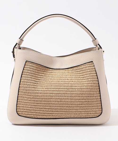 LORISTELLA（ロリステッラ）の「LORISTELLA ARLET コンビハンドバッグ（バックパック/リュック・レディース・グリーン系その他/ライトベージュ・FREE）」の3枚目の写真