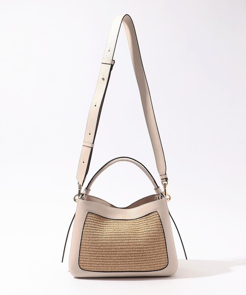 LORISTELLA（ロリステッラ）の「LORISTELLA ARLET コンビハンドバッグ（バックパック/リュック・レディース・グリーン系その他/ライトベージュ・FREE）」の4枚目の写真