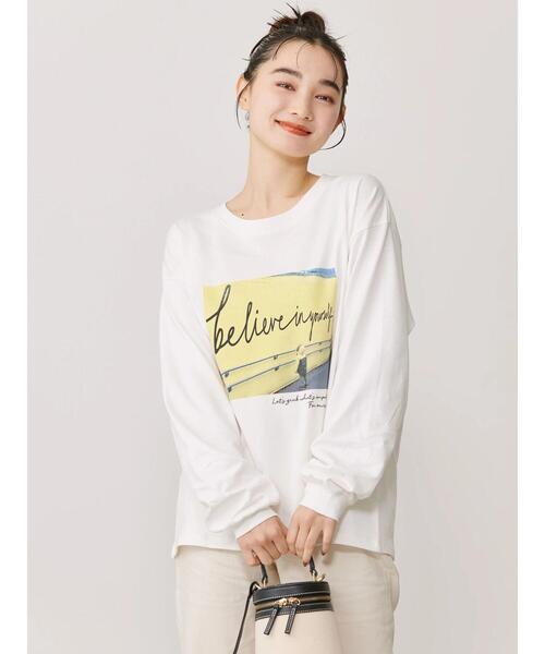 AMERICAN HOLIC(アメリカンホリック)の「Stand still 転写カットプルオーバー(Tシャツ/カットソー・レディース・B/C/A・L/M)」の6枚目の写真