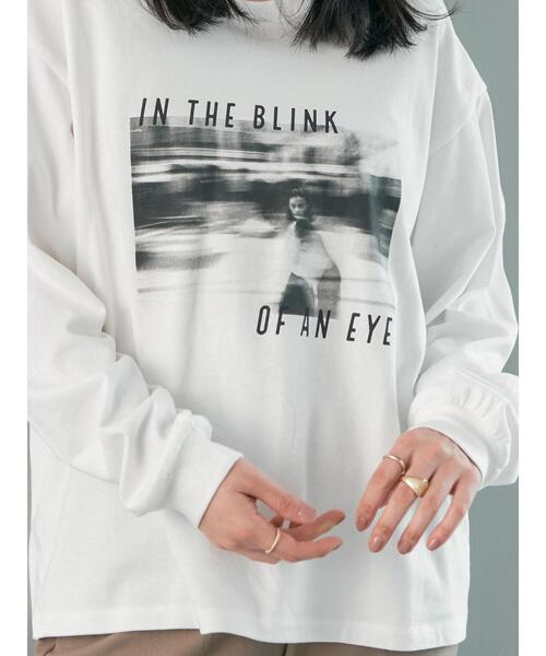 AMERICAN HOLIC(アメリカンホリック)の「Stand still 転写カットプルオーバー(Tシャツ/カットソー・レディース・B/C/A・L/M)」の9枚目の写真