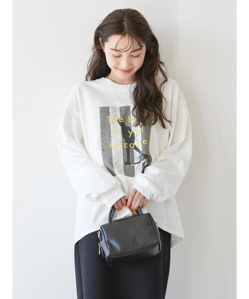 AMERICAN HOLIC(アメリカンホリック)の「Stand still 転写カットプルオーバー(Tシャツ/カットソー・レディース・B/C/A・L/M)」の11枚目の写真