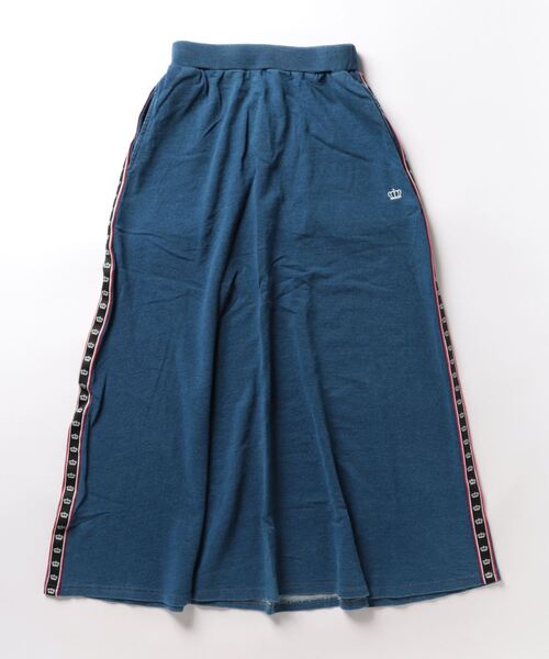 BABYDOLL（ベビードール）の「親子お揃い ロゴテープロングスカート 9148A （トップス別売り）（スカート・レディース・ライトインディゴブルー/ブラック・M/L/S）」の7枚目の写真