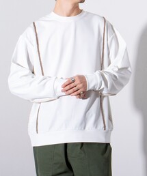【GLOSTER/グロスター】ハンドステッチ ポンチ長袖Tシャツ ロンT