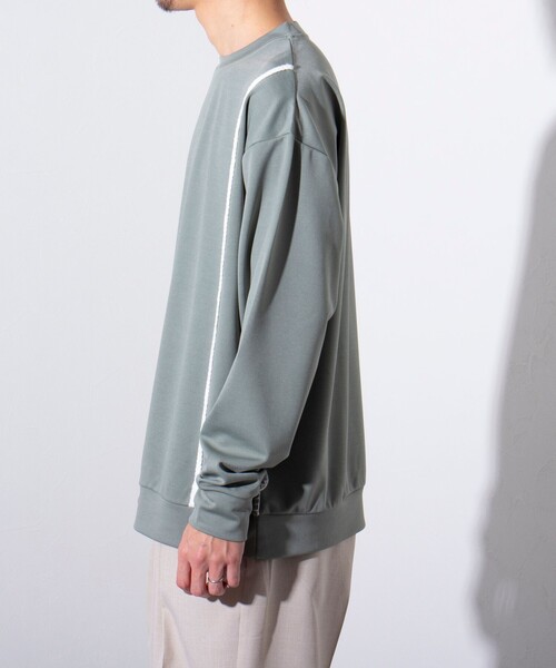 GLOSTER(グロスター)の「【GLOSTER/グロスター】ハンドステッチ ポンチ長袖Tシャツ ロンT(Tシャツ/カットソー・メンズ・ミント/ホワイト/ブラック・S/M/L)」の11枚目の写真