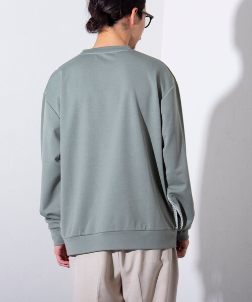 GLOSTER(グロスター)の「【GLOSTER/グロスター】ハンドステッチ ポンチ長袖Tシャツ ロンT(Tシャツ/カットソー・メンズ・ミント/ホワイト/ブラック・S/M/L)」の12枚目の写真