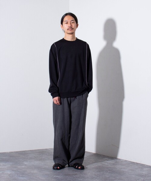 GLOSTER(グロスター)の「【GLOSTER/グロスター】ハンドステッチ ポンチ長袖Tシャツ ロンT(Tシャツ/カットソー・メンズ・ミント/ホワイト/ブラック・S/M/L)」の22枚目の写真