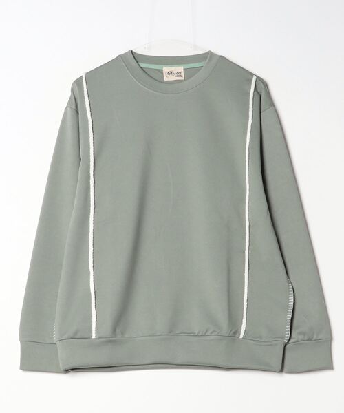GLOSTER(グロスター)の「【GLOSTER/グロスター】ハンドステッチ ポンチ長袖Tシャツ ロンT(Tシャツ/カットソー・メンズ・ミント/ホワイト/ブラック・S/M/L)」の6枚目の写真
