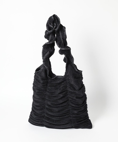 LEPSIM（レプシィム）の「ラメフリルハンドルトート　105943（トートバッグ・レディース・イエロー/ブラック/ブルー/シルバー・ONE SIZE）」の11枚目の写真