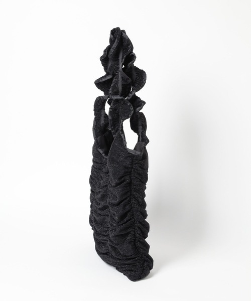 LEPSIM（レプシィム）の「ラメフリルハンドルトート　105943（トートバッグ・レディース・イエロー/ブラック/ブルー/シルバー・ONE SIZE）」の7枚目の写真