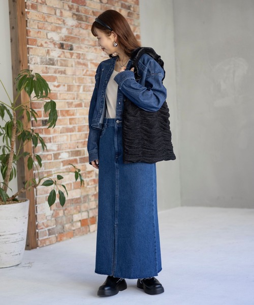 LEPSIM（レプシィム）の「ラメフリルハンドルトート　105943（トートバッグ・レディース・イエロー/ブラック/ブルー/シルバー・ONE SIZE）」の22枚目の写真