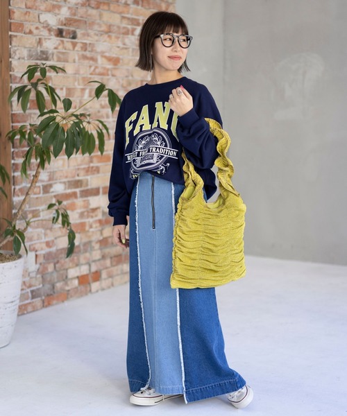 LEPSIM（レプシィム）の「ラメフリルハンドルトート　105943（トートバッグ・レディース・イエロー/ブラック/ブルー/シルバー・ONE SIZE）」の17枚目の写真