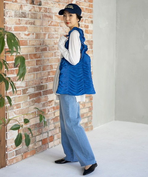 LEPSIM（レプシィム）の「ラメフリルハンドルトート　105943（トートバッグ・レディース・イエロー/ブラック/ブルー/シルバー・ONE SIZE）」の12枚目の写真