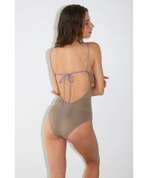 Alexia Stam レオパード柄片肩ストラップワンピース水着 Alexia Stam 水着 ワンピース ヒョウ柄 レオパード（Alexia Stam