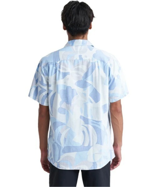Quiksilver（クイックシルバー）の「BEACH CLUB CASUAL SS/クイックシルバー半袖総柄シャツ（シャツ/ブラウス・メンズ・ブラック/カーキ/ブルー/グリーン/ブルー系その他/グリーン系その他/ブルー系その他4・LARGE/MEDIUM/SMALL/X-LARGE）」の18枚目の写真